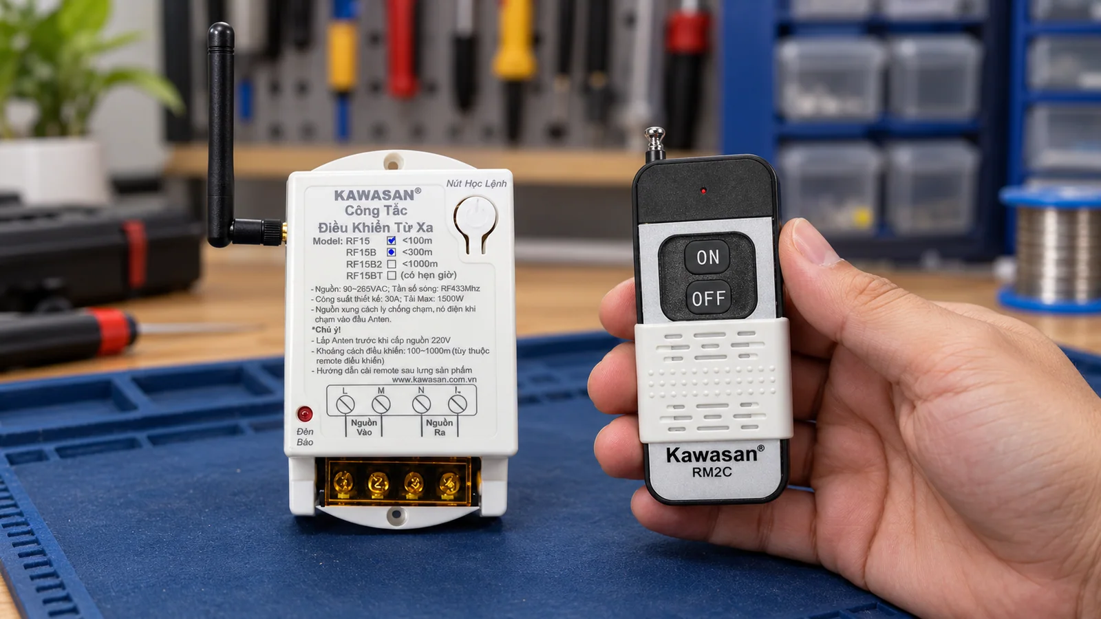 Mua thêm remote Kawasan: cách kiểm tra đúng bộ nhận trước khi ghép
