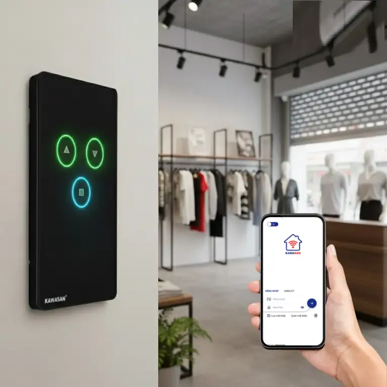 Lợi Ích Lâu Dài Khi Chuyển Từ Điều Khiển Cửa Cuốn Truyền Thống Sang Công Tắc Cửa Cuốn Wi-Fi Thông Minh