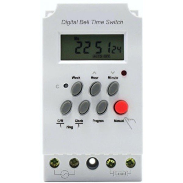 Công tắc hẹn giờ kỹ thuật số reo chuông Kawasan TS18S