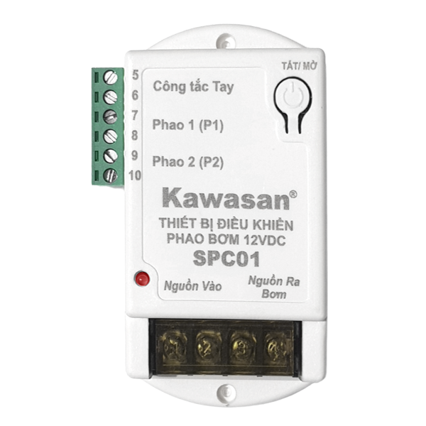 Thiết bị điều khiển phao 12VDC Kawasan SPC01 – hình sản phẩm
