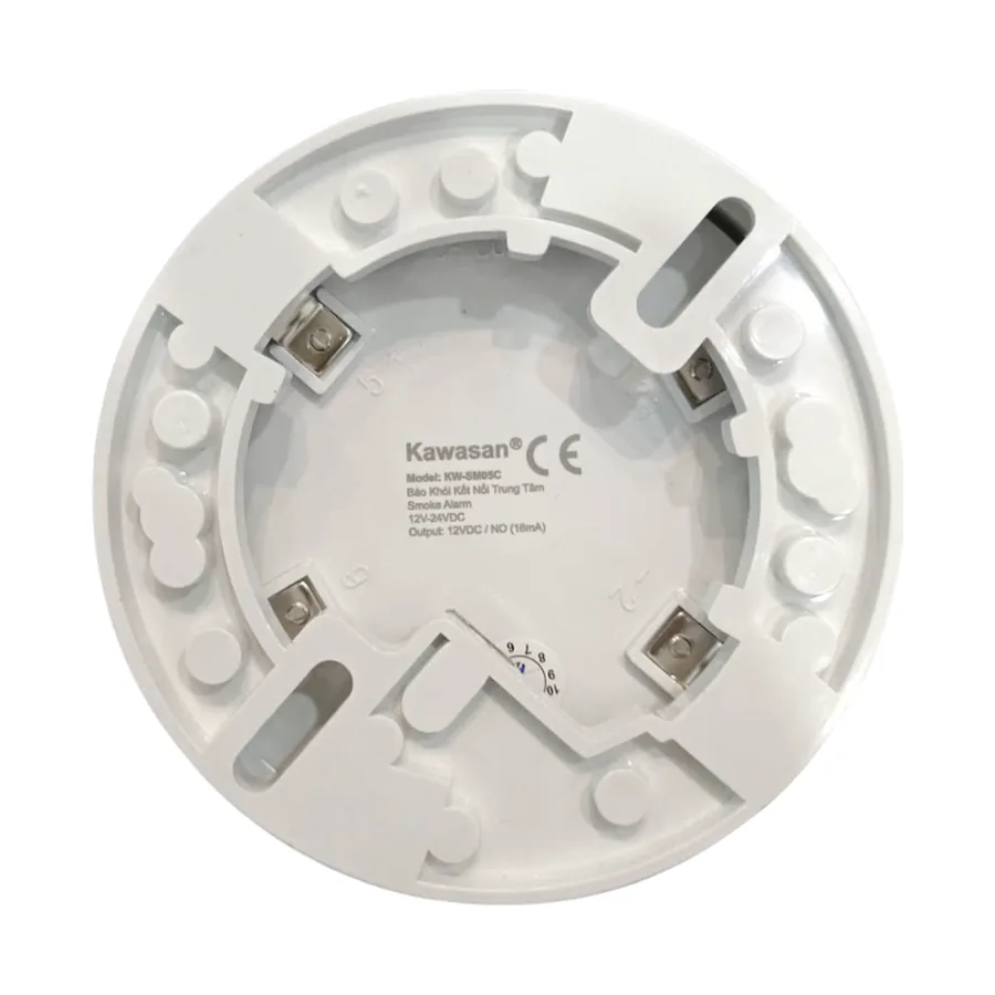 Đầu Báo Khói Có Dây Tiếp Điểm NO Kawasan SM05C - Chính Hãng