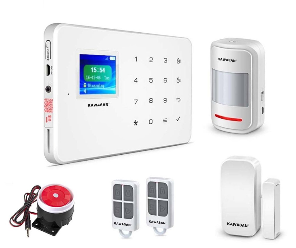 Bộ báo trộm trung tâm không dây dùng sim và wifi Kawasan 262T-WiFi-SIM