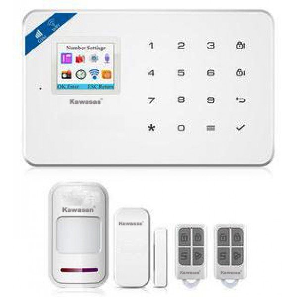 Bộ báo trộm trung tâm không dây dùng sim và wifi Kawasan 262T-WiFi-SIM