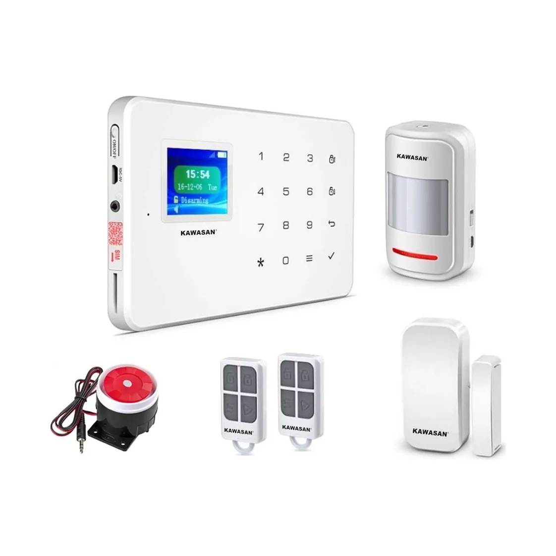 Bộ Báo Trộm Trung Tâm Wifi Sim & Line Kawasan 262T - Cao Cấp