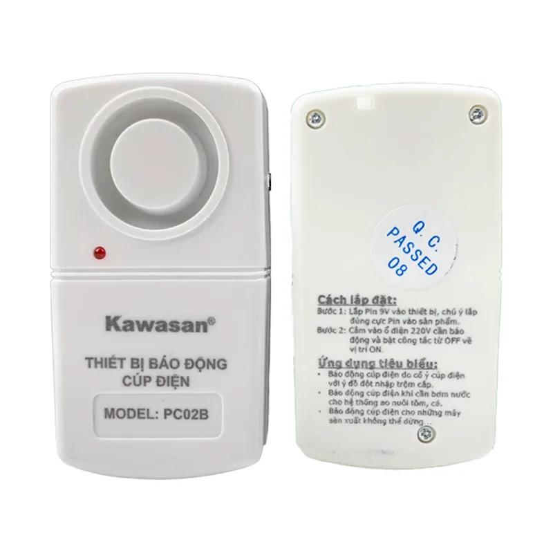 Thiết Bị Báo Cúp Điện 2 Chiều Kawasan PC02B (Pin 9V Dự Phòng)