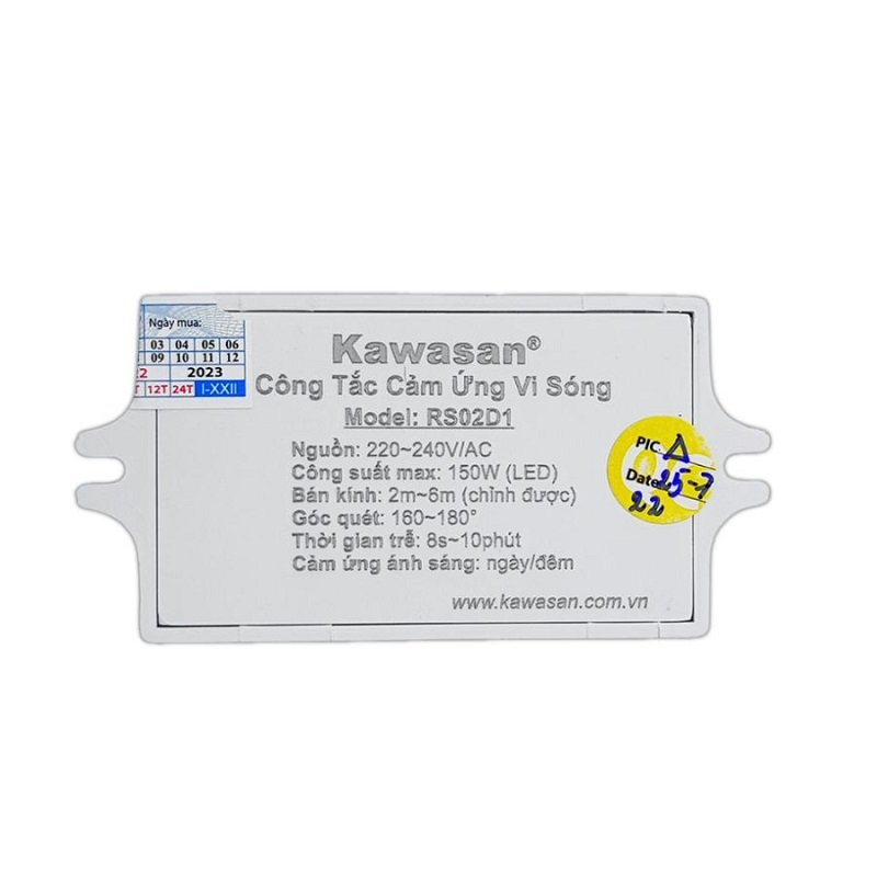 Cảm ứng vi sóng Kawasan RS02D1