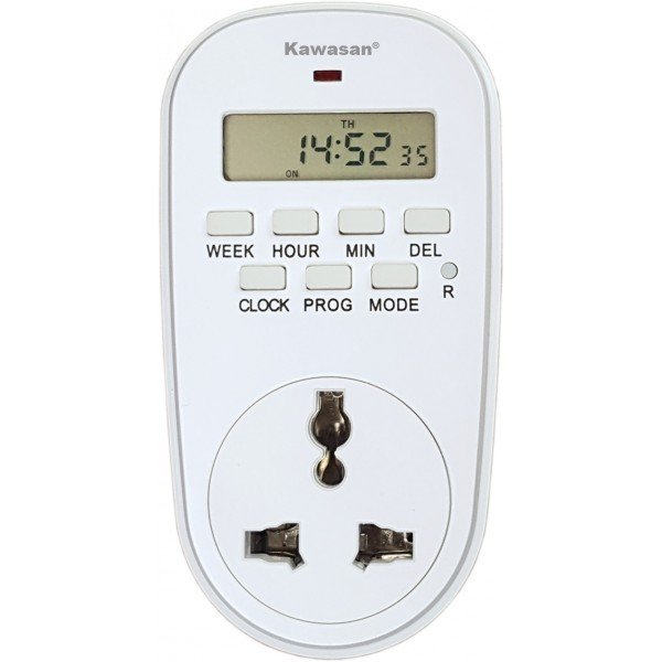 Ổ cắm hẹn giờ kỹ thuật số Kawasan KW-TGE2C
