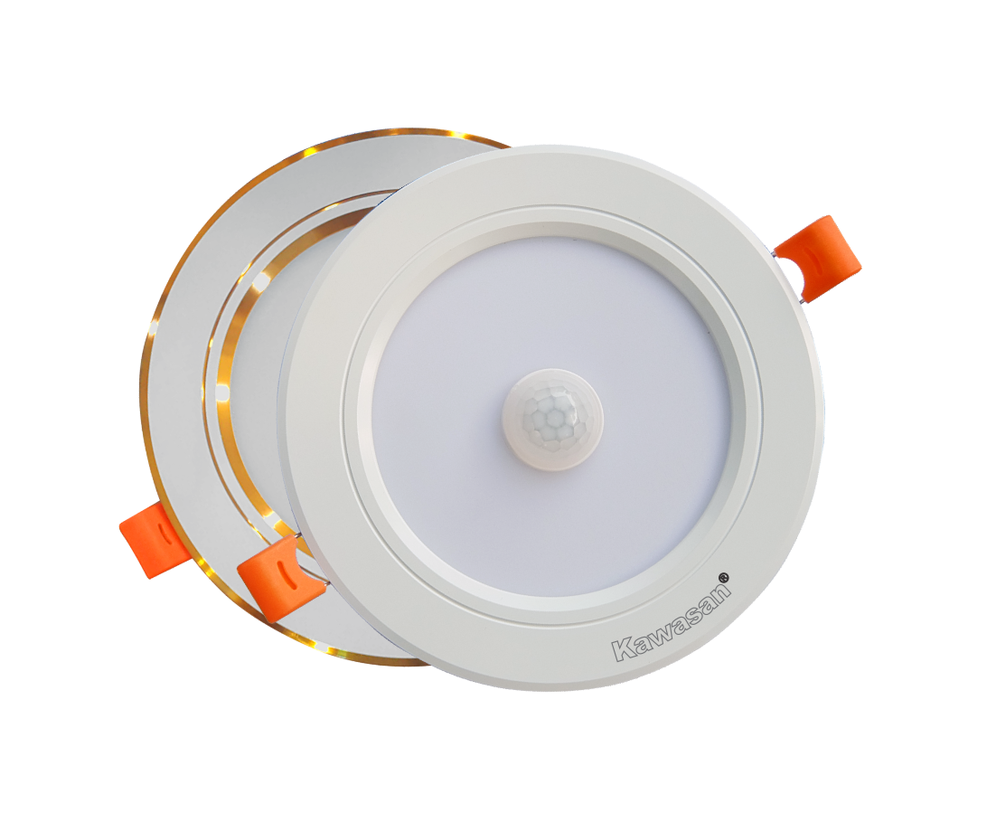 Đèn cảm ứng hồng ngoại âm trần Kawasan DSB12W – hình sản phẩm