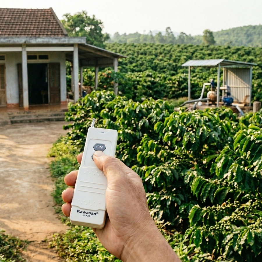 Remote điều khiển từ xa Kawasan RM2D – hình chi tiết