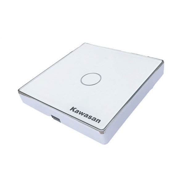 Công tắc cảm ứng mặt vuông wifi Kawasan CT1VW-Wifi-VB – hình sản phẩm