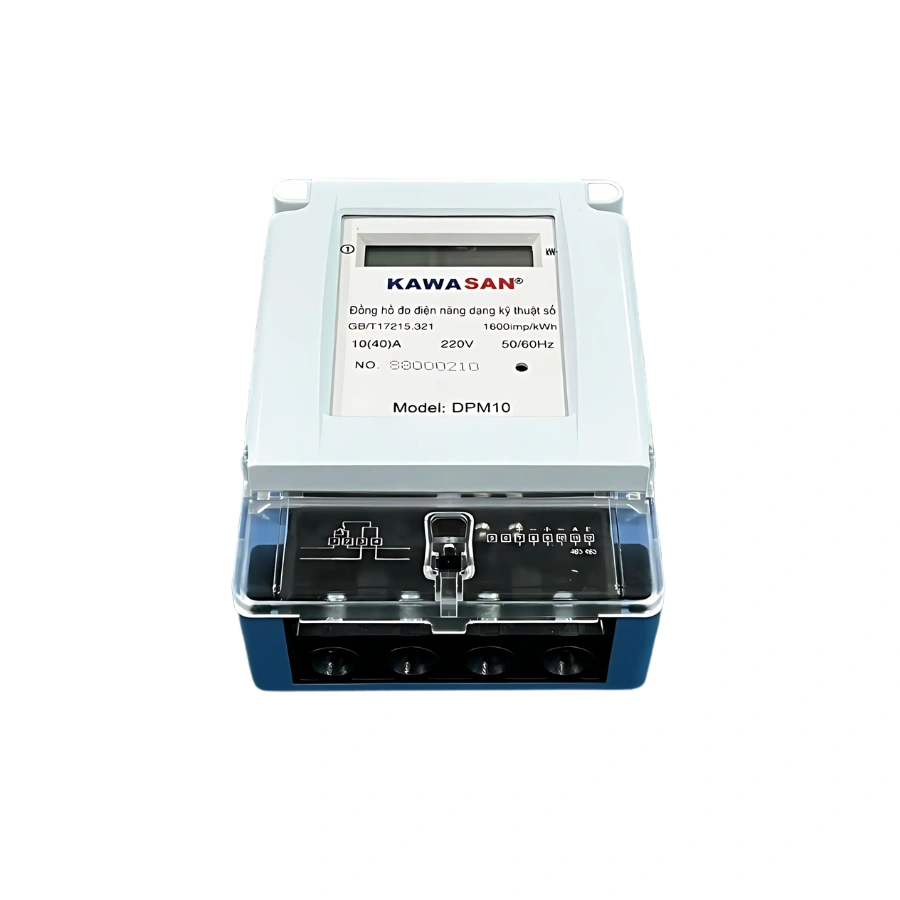Đồng hồ đo điện năng kỹ thuật số Kawasan DPM10 – hình chi tiết